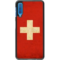 Coque Samsung Galaxy A7 - Vintage Flag SWISS