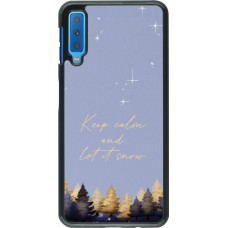Samsung Galaxy A7 Case Hülle - Winter 25 Winter illustration of trees