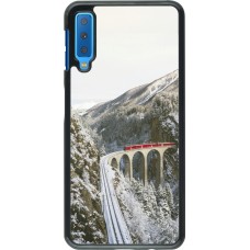 Samsung Galaxy A7 Case Hülle - Winter 25 Winter polar express