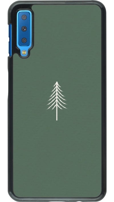 Samsung Galaxy A7 Case Hülle - Christmas 22 minimalist tree