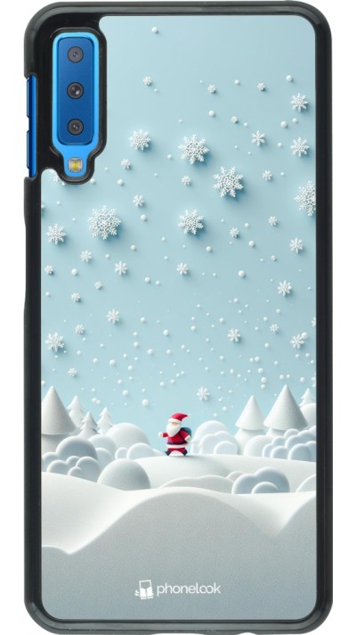 Coque Samsung Galaxy A7 - Noël 2023 Petit Père Flocon