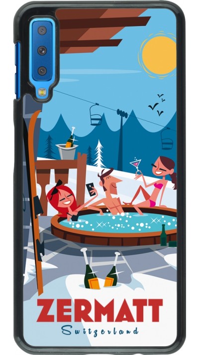 Samsung Galaxy A7 Case Hülle - Zermatt Mountain Jacuzzi