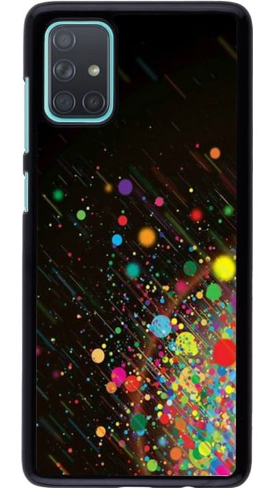 Coque Samsung Galaxy A71 - Abstract bubule lines