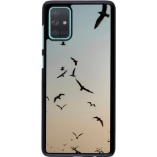 Samsung Galaxy A71 Case Hülle - Autumn 22 flying birds shadow