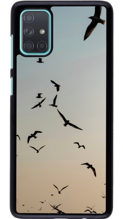 Coque Samsung Galaxy A71 - Autumn 22 flying birds shadow