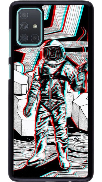 Coque Samsung Galaxy A71 - Anaglyph Astronaut