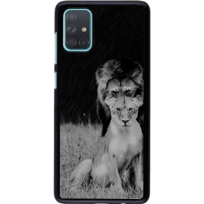 Coque Samsung Galaxy A71 - Angry lions