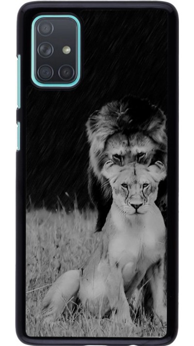 Coque Samsung Galaxy A71 - Angry lions
