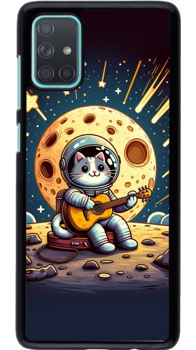 Samsung Galaxy A71 Case Hülle - AstroKatze RockMond