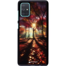 Coque Samsung Galaxy A71 - Automne doré glare