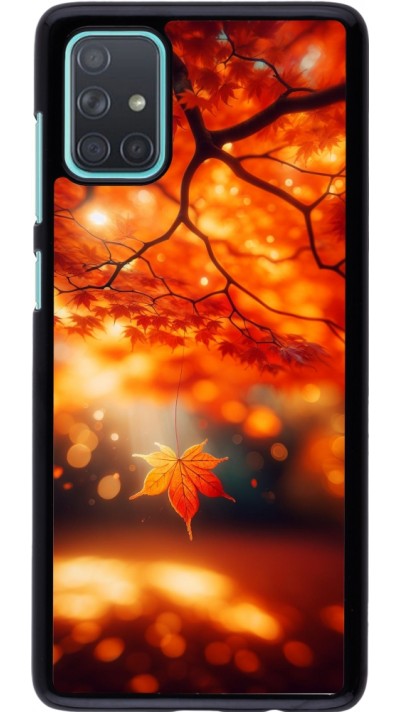 Samsung Galaxy A71 Case Hülle - Herbst Magisch Orange