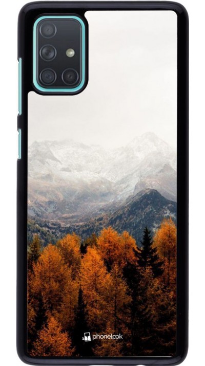 Hülle Samsung Galaxy A71 - Autumn 21 Forest Mountain