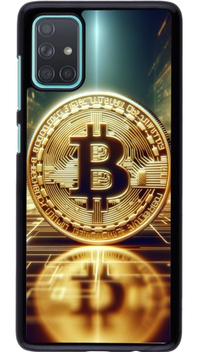 Samsung Galaxy A71 Case Hülle - Bitcoin Stehen
