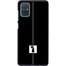 Samsung Galaxy A71 Case Hülle - Kanton BS schwarz