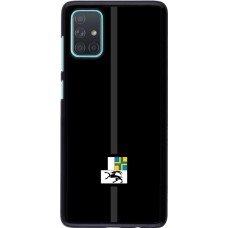 Samsung Galaxy A71 Case Hülle - Kanton GR schwarz