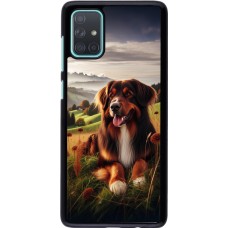Samsung Galaxy A71 Case Hülle - Hund Land Schweiz