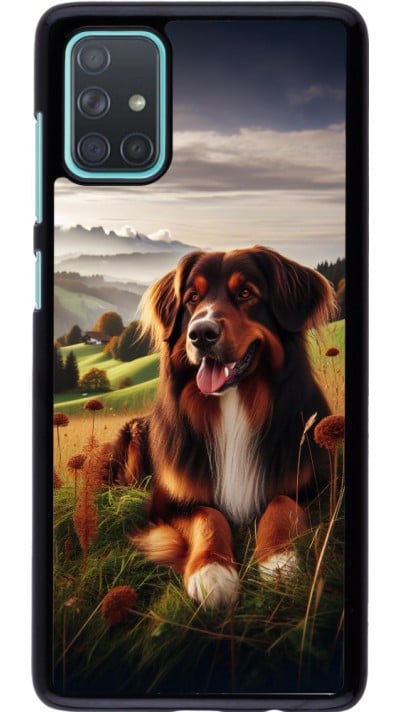 Samsung Galaxy A71 Case Hülle - Hund Land Schweiz