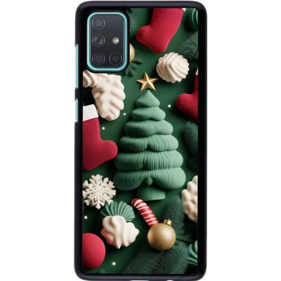 Coque Samsung Galaxy A71 - Christmas 25 Christmas textiles