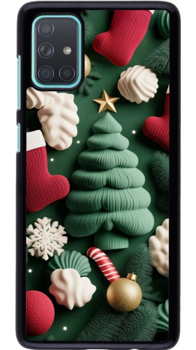 Coque Samsung Galaxy A71 - Christmas 25 Christmas textiles