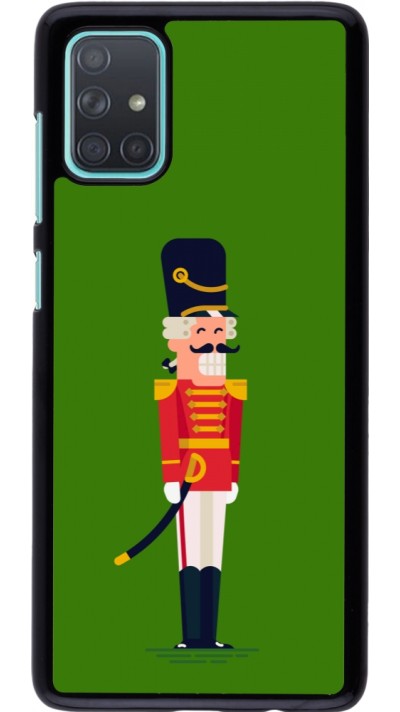 Coque Samsung Galaxy A71 - Christmas 25 Nutcracker Green