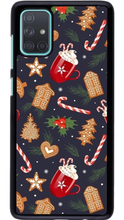 Coque Samsung Galaxy A71 - Christmas 25 Pattern Gingerbread House