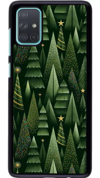 Coque Samsung Galaxy A71 - Christmas 25 Pattern Xmas Tree