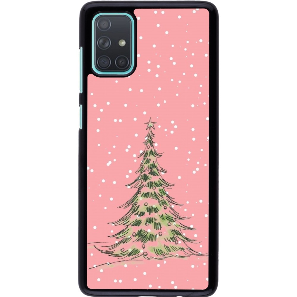Coque Samsung Galaxy A71 - Christmas 25 Pink Tree