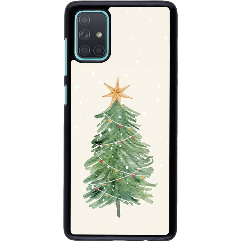 Coque Samsung Galaxy A71 - Christmas 25 Sketch Tree