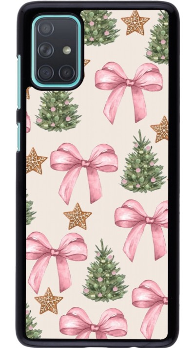 Coque Samsung Galaxy A71 - Christmas 25 Vintage Ribbons