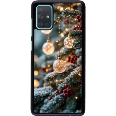Samsung Galaxy A71 Case Hülle - Christmas 25 Xmas Decorated Tree