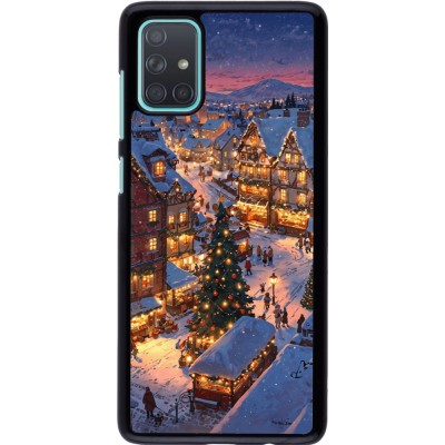 Samsung Galaxy A71 Case Hülle - Christmas 25 Xmas Village