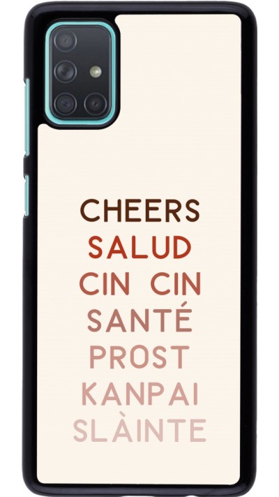 Samsung Galaxy A71 Case Hülle - Cocktail Cheers Salud