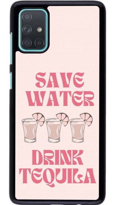 Samsung Galaxy A71 Case Hülle - Cocktail Save Water Drink Tequila