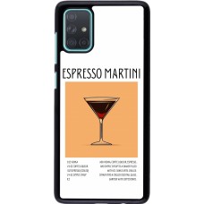 Samsung Galaxy A71 Case Hülle - Cocktail Rezept Espresso Martini