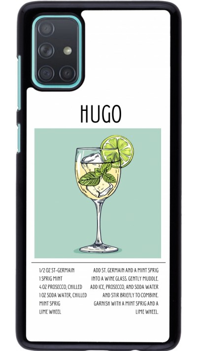 Samsung Galaxy A71 Case Hülle - Cocktail Rezept Hugo