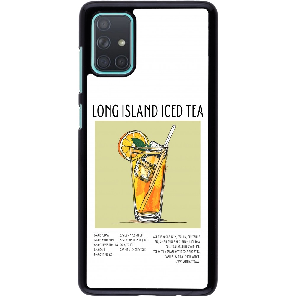 Samsung Galaxy A71 Case Hülle - Cocktail Rezept Long Island Ice Tea