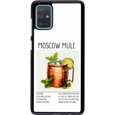 Samsung Galaxy A71 Case Hülle - Cocktail Rezept Moscow Mule