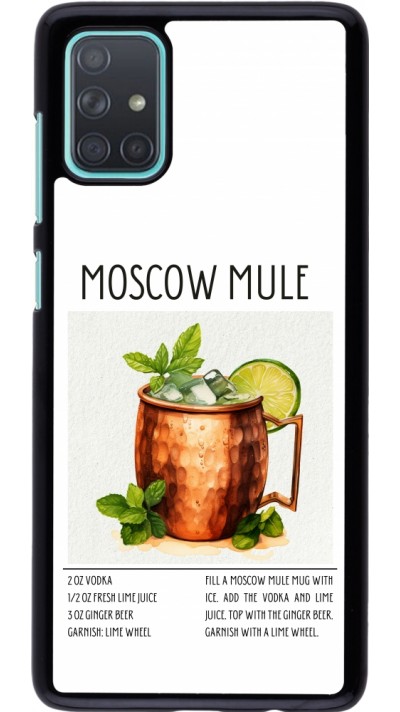 Coque Samsung Galaxy A71 - Cocktail recette Moscow Mule