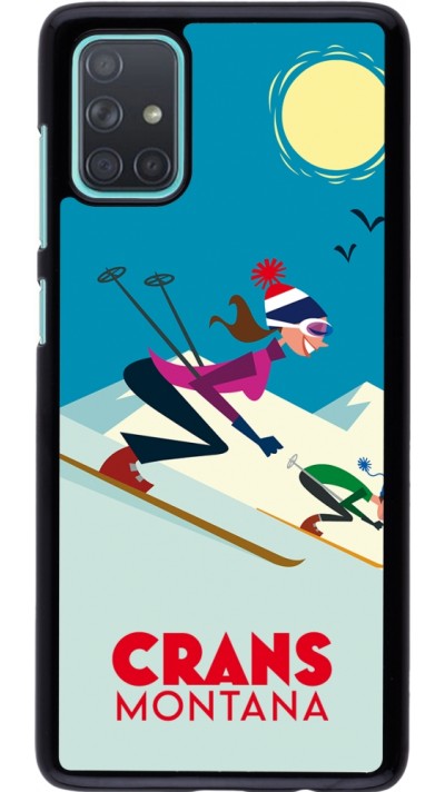 Coque Samsung Galaxy A71 - Crans-Montana Ski Downhill
