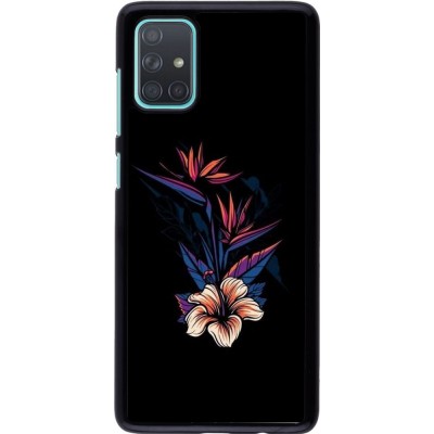 Coque Samsung Galaxy A71 - Dark Flowers