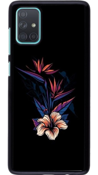 Coque Samsung Galaxy A71 - Dark Flowers