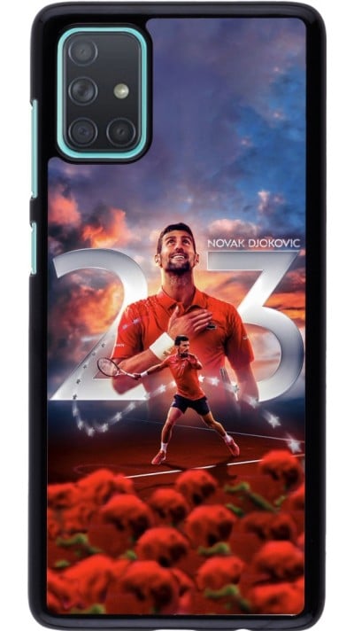 Samsung Galaxy A71 Case Hülle - Djokovic 23 Grand Slam