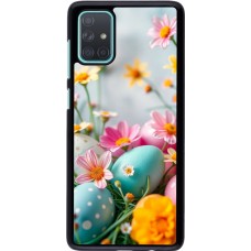 Coque Samsung Galaxy A71 - Easter 2026 Eggs with flowers