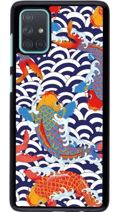 Samsung Galaxy A71 Case Hülle - Easter 2023 japanese fish