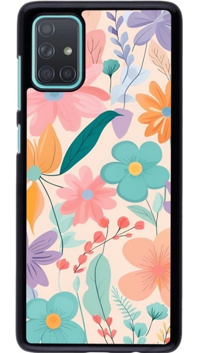 Samsung Galaxy A71 Case Hülle - Easter 2024 spring flowers