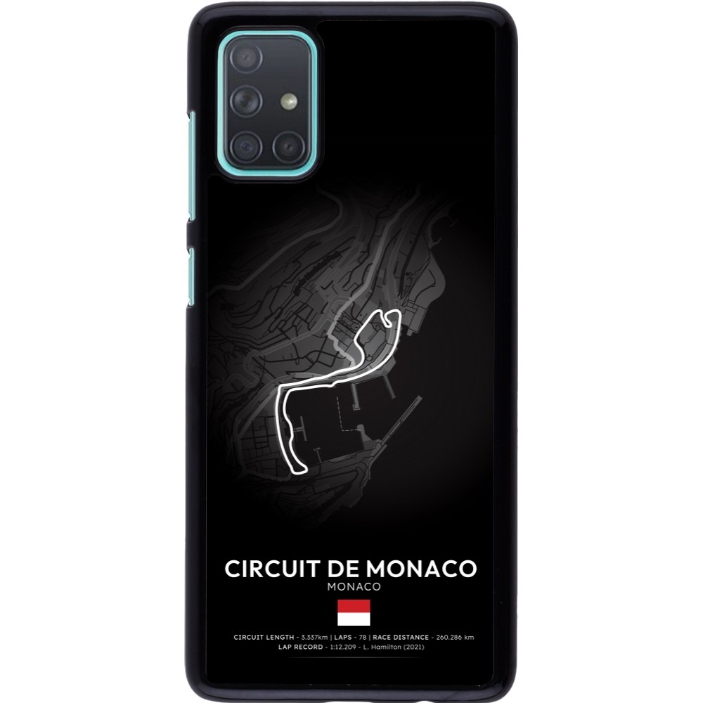 Samsung Galaxy A71 Case Hülle - F1 Track 2025 Monaco