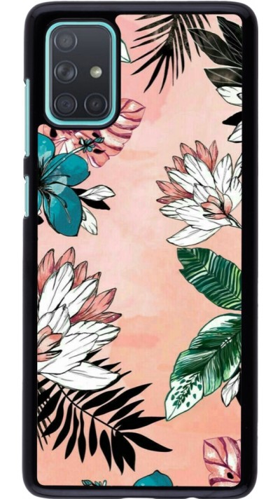 Samsung Galaxy A71 Case Hülle - Flowers Artprint