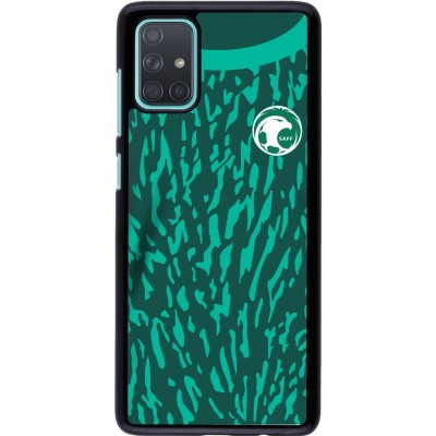 Coque Samsung Galaxy A71 - Maillot de football Arabie saoudite 2022 personnalisable