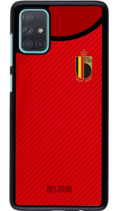 Coque Samsung Galaxy A71 - Maillot de football Belgique 2022 personnalisable