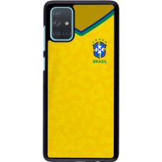 Samsung Galaxy A71 Case Hülle - Brasilien 2022 personalisierbares Fußballtrikot